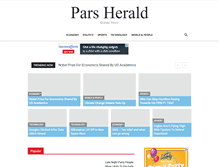 Tablet Screenshot of parsherald.com